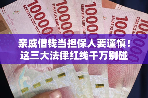 武汉亲戚借钱当担保人要谨慎！这三大法律红线千万别碰