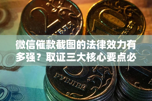 武汉微信催款截图的法律效力有多强？取证三大核心要点必须知道！