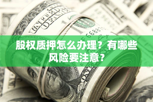 武汉股权质押怎么办理？有哪些风险要注意？