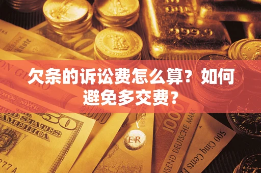 武汉欠条的诉讼费怎么算？如何避免多交费？