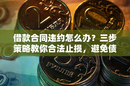 武汉借款合同违约怎么办？三步策略教你合法止损，避免债务危机升级