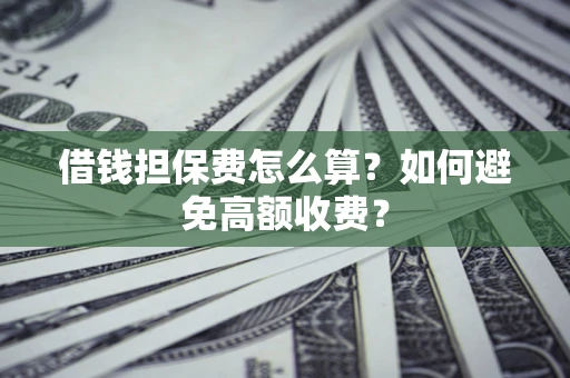 武汉借钱担保费怎么算？如何避免高额收费？